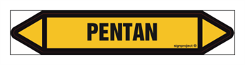 JF316 PENTAN - sheet of 5 stickers