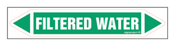 JF155 Filtered water - sheet of 5 stickers