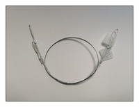EM005 A set of steel cords with a cassette hanger without an eye screw (closed loop)