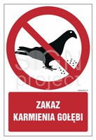 GC078 Do not feed pigeons - pack of 10