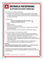 DB021 Instructions for proceeding in the event of a construction disaster