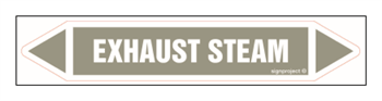 JF151 Exhaust steam - sheet of 5 stickers