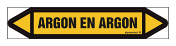 JF031 ARGON EN ARGON - sheet of 5 stickers
