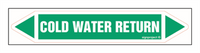 JF087 Cold water return - sheet of 5 stickers
