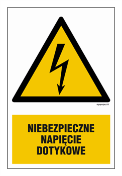 HA015 Hazardous Touch Voltage - pack of 10