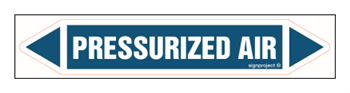 JF351 PRESSURIZED AIR - sheet of 5 stickers