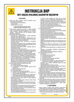 IAC22 Occupational health and safety instructions for manual gas cutting (burning).