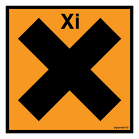 LA009 Irritant - sheet of 12 stickers