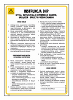 IAG64 Health and safety instructions for washing, cleaning and disinfection of machines