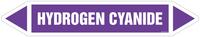 JF216 HYDROGEN CYANIDE - sheet of 5 stickers