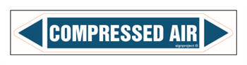 JF089 Compressed air - sheet of 5 stickers