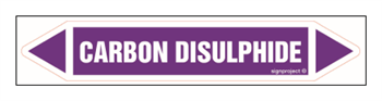 JF060 Carbon disulphide - sheet of 5 stickers