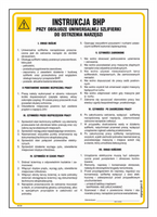 IAC25 Occupational health and safety instructions when using a universal grinder for sharpening tools