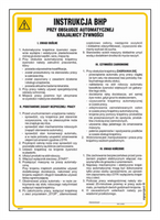 IAG17 Health and safety instructions for operating an automatic food slicer