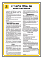 IAG28 Health and safety instructions in bakery rooms