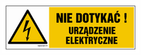 HB001 Do not touch! Electric device