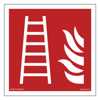 BF003 Fire ladder - sheet of 12 stickers