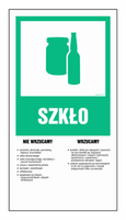 OD204 Waste segregation instruction - GLASS