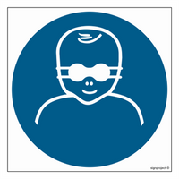 GJ025 Order to protect children's eyes with opaque safety glasses