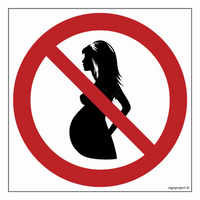 GB059 No entry for pregnant women