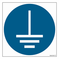 GJ005 Order to connect earth - sheet of 9 stickers