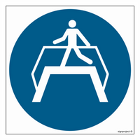 GJ023 Order to cross the bridge - sheet of 9 stickers