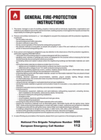 DB002 General fire - protection instructions. General Fire Safety Manual (English version)