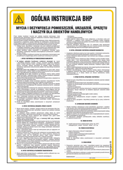 IAG11 General health and safety instructions for cleaning and disinfecting rooms, devices, equipment and dishes for commercial facilities