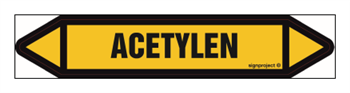 JF007 ACETYLENE - sheet of 16 stickers