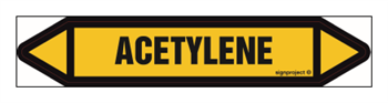 JF008 Acetylene - sheet of 16 stickers