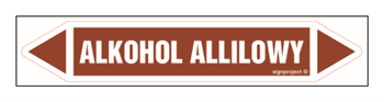 JF017 ALLYL ALCOHOL - sheet of 16 stickers