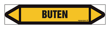 JF055 BUTEN - sheet of 16 stickers