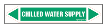 JF065 Chilled water supply - sheet of 16 stickers