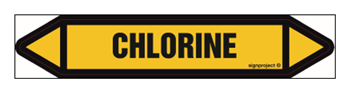 JF069 Chlorine - sheet of 16 stickers