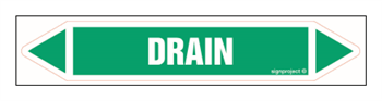 JF129 Drain - sheet of 16 stickers