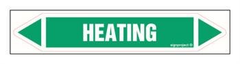 JF196 HEATING - sheet of 4 stickers