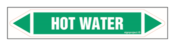 JF210 HOT WATER - sheet of 16 stickers