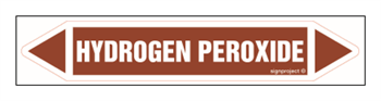 JF225 HYDROGEN PEROXIDE - sheet of 16 stickers