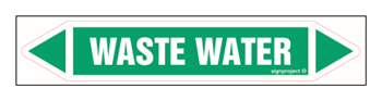 JF470 WASTE WATER - sheet of 16 stickers