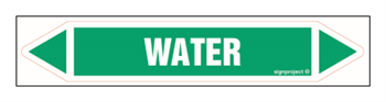 JF472 WELL WATER - sheet of 16 stickers