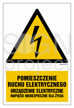 HA028 Electrical movement room electrical equipment life-threatening voltage