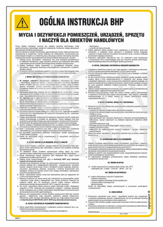 IAG11 General health and safety instructions for cleaning and disinfecting rooms, devices, equipment and dishes for commercial facilities