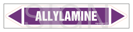 JF021 Allylamine - sheet of 16 stickers