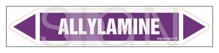 JF021 Allylamine - sheet of 5 stickers