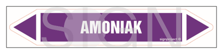 JF025 AMMONIA - sheet of 16 stickers