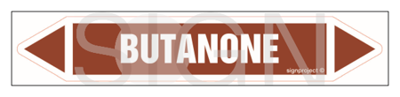 JF054 Butanone - sheet of 16 stickers