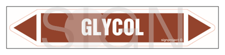 JF191 GLYCOL - sheet of 4 stickers