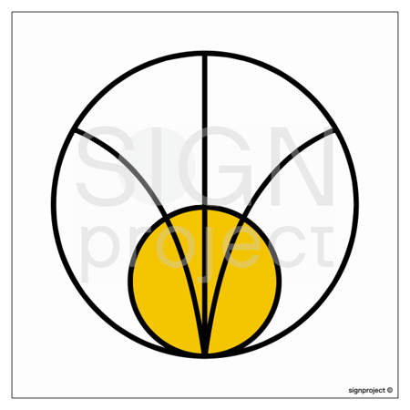 KC004 Intermediate zone - sheet of 12 stickers