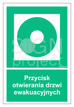 AC073 Przycisk otwierania drzwi ewakuacyjnych