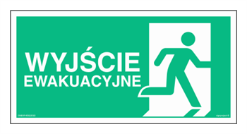 AC129 Wyjście ewakuacyjne w prawo